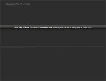 Tablet Screenshot of chaineffect.com